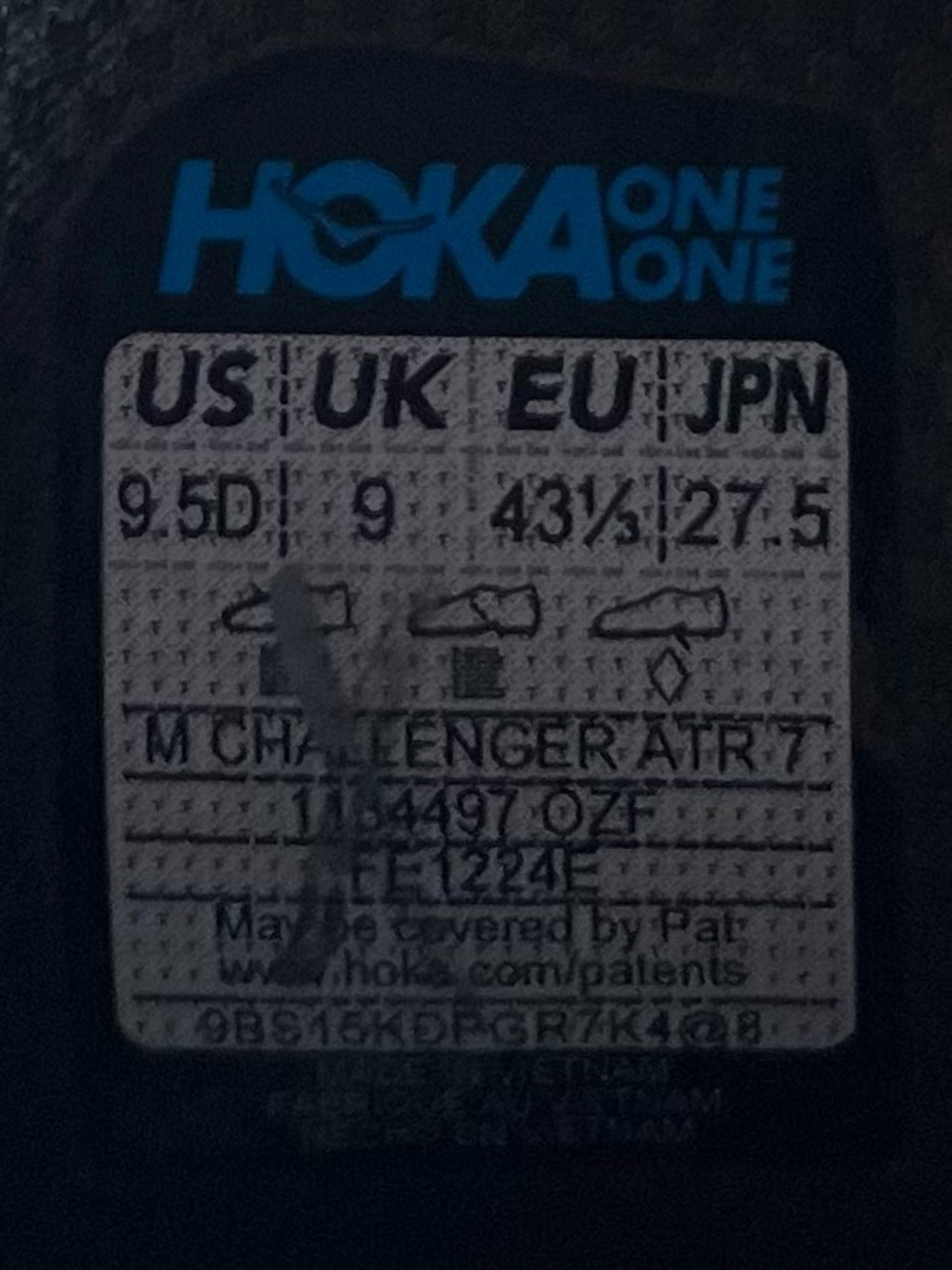 Hoka One One Challenger ATR 7 Mens Size 9.5 Trail Running Shoes Olive Forest - Picture 11 of 12